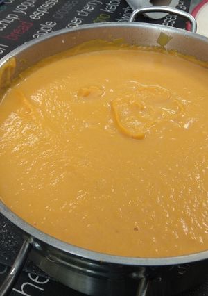 Una foto de Crema calabaza