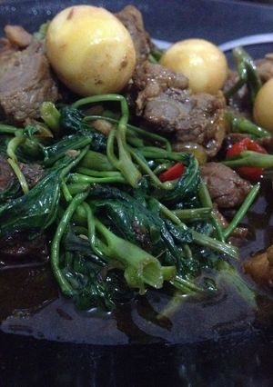 Foto resep Hot plate kangkung