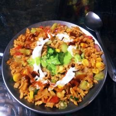 A picture of Chilli Cheese Chaat.