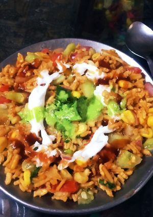 A picture of Chilli Cheese Chaat.