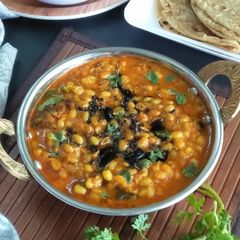A picture of MUGAA AAMBAT (Sprouted Whole Green Moong Curry Vegetable).