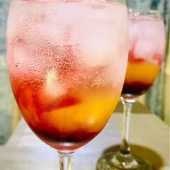 Hibiscus Orange Mocktail 🍹 A picture of Hibiscus Orange Mocktail 🍹.