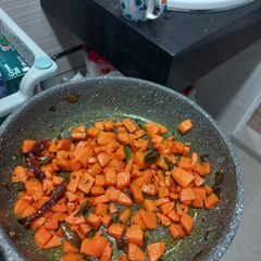 A picture of Carrot stir fry.