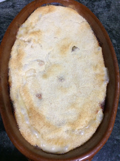 Una foto de Pechugas de pollo con bechamel al Parmesano