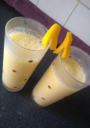 A picture of Mango shake.