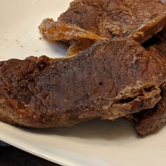 A picture of Instant Pot Top Round beef steak.