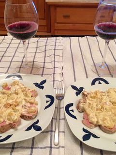 Una foto de Solomillo con salsa de pera