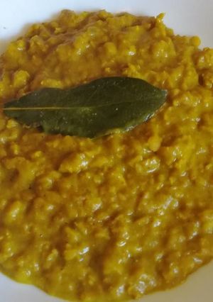 Vöröslencse dahl recept fotója