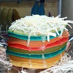 รูปของ Pancake rainbow🌈