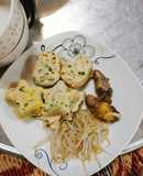 Trứng gà hấp thịt băm cho bé