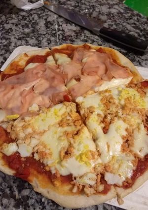 Una foto de Pizza casera