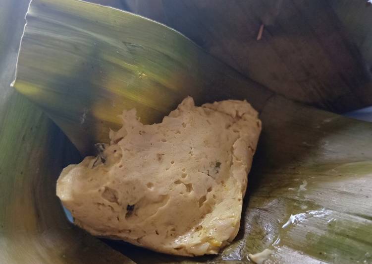 Pepes tahu jamur kemangi bumbu bali