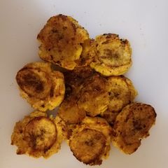A picture of Garam masala plantains.
