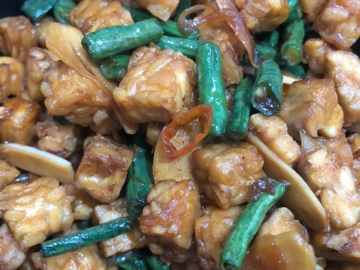Cara Gampang Membikin Resep Tumis Tempe Kacang Panjang yang Enak Banget Anti Ribet, Mantap