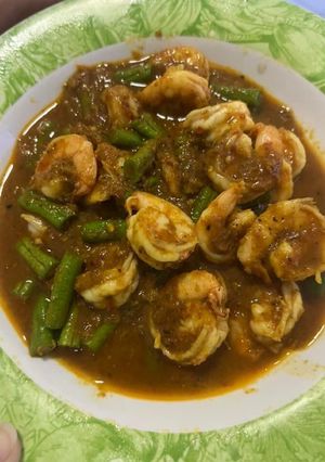 รูปของ กุ้งผัดพริกแกงใต้