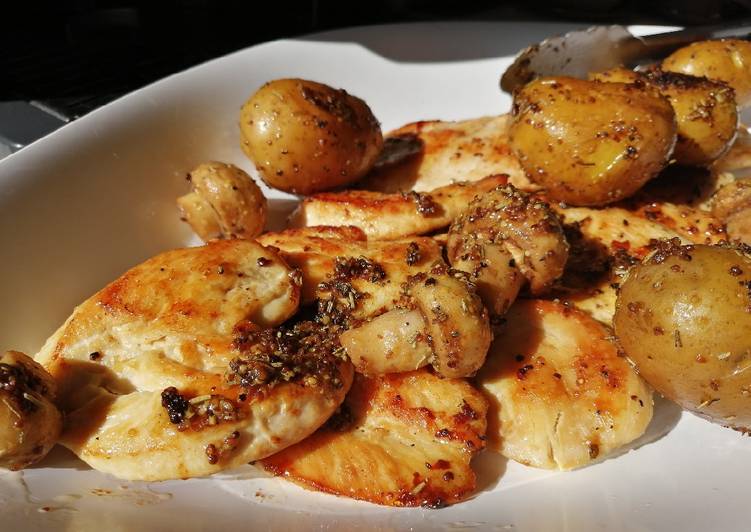 Recipe of Perfect Lemon Mustard Chicken