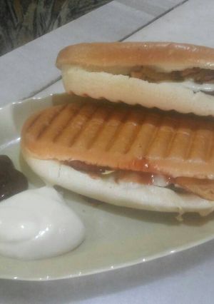 صورة لوصفة سندويش زنجر 😍😍😍