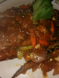 Foto resep Pindang tongkol tumis bumbu iris