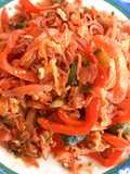 Verduras salteadas con noodles de konjac