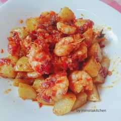 Sambel udang kentang রেসিপির প্রধান ছবি