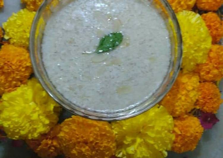 Poppy seeds and Almond kheer