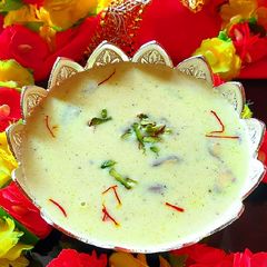 A picture of Makhana Phirni.