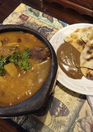 Una foto de Sopa de habas con Costilla de res