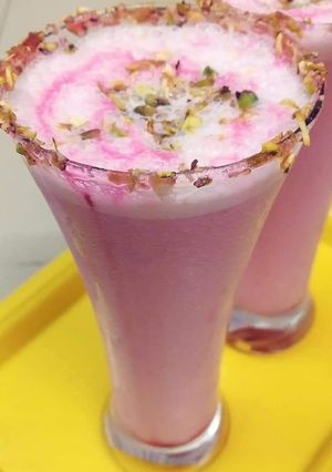 A picture of Rose lassi.