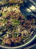 Ensalada de codito con pechuga de pollo y atún