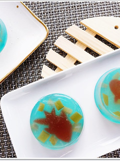 ♥毛毛♥金魚寒天果凍(和菓子・錦玉羹) 的食譜成品照片