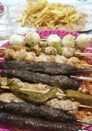 صورة لوصفة مشاوي مشكلة