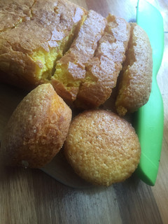 Una foto de Torta de naranja y zanahoria