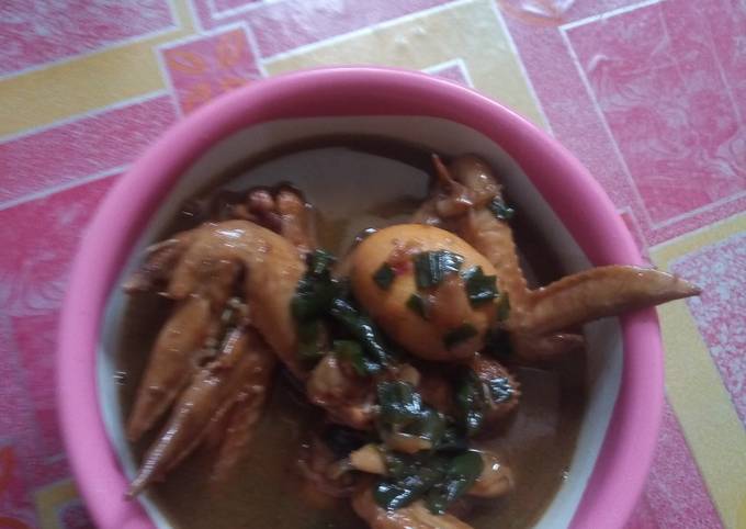 Ayam kecap kuah