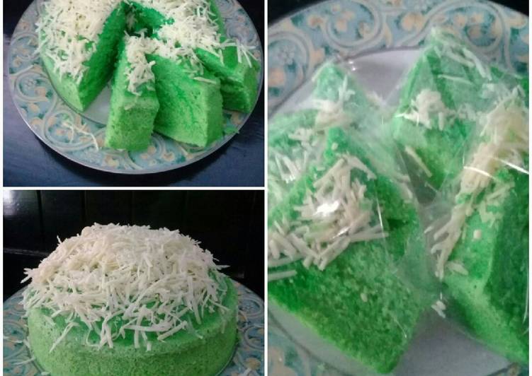 Bolu pandan kukus sederhana..ala bintang