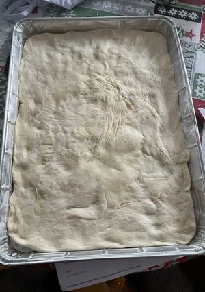A picture of Upstate NY Tomato Pie  Pizza Dough.