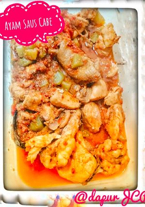 Foto resep Ayam Saus Cabe