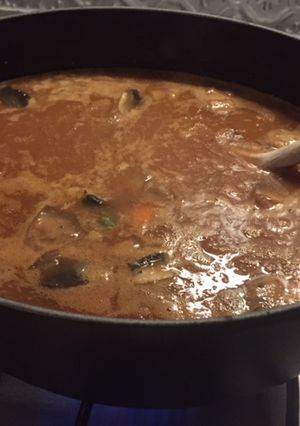 A picture of Chicken / Veggie Stew.