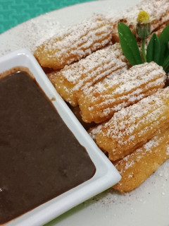 Foto resep Churros cheese with choco sauce