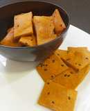 Crackers de tomate y sarraceno: sin gluten y veganas