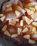 Chuletas ahumadas agridulces 🐽🌶🍍