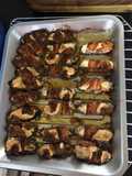 Jalapeños con tocino