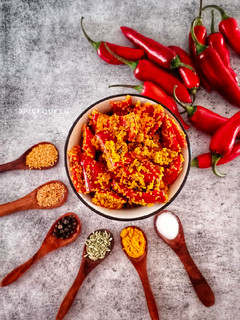A picture of Red Chilli Pickle.