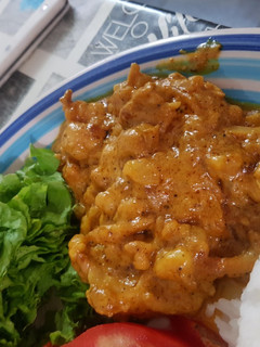 Una foto de Pollo al Curry