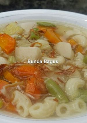 Foto resep Sup Makroni
