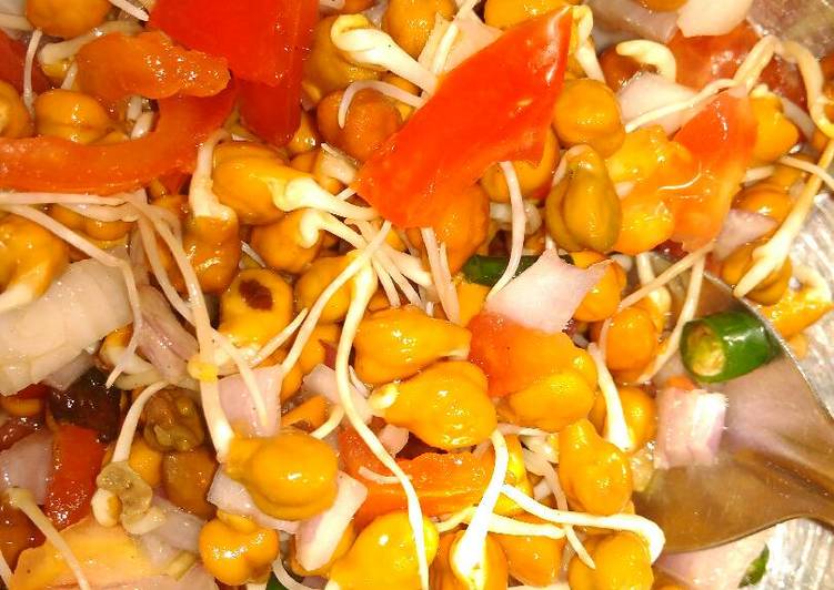 How to Prepare Ultimate Sprouted chana chat