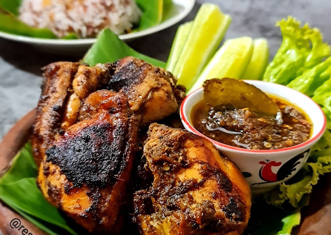 Ayam Ungkep Kepayang (Keluwek)