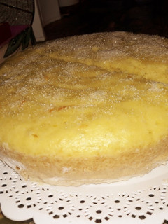 Una foto de Torta matera de naranja en olla essen