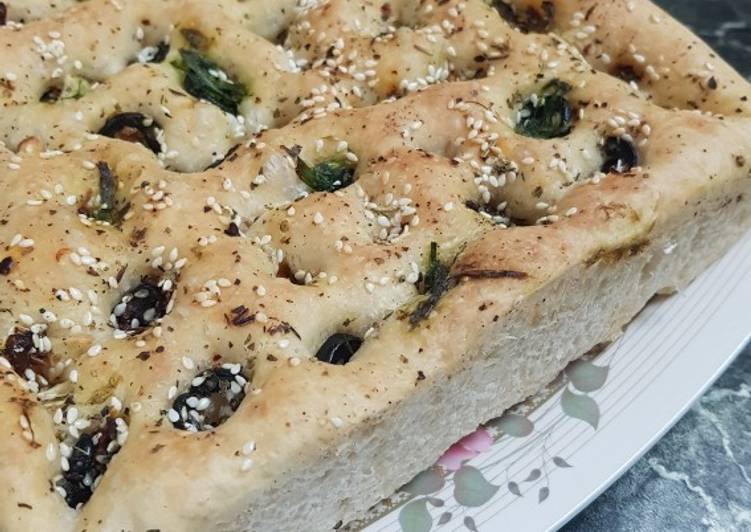 Easiest Way to Make Speedy Vegan Focaccia Bread