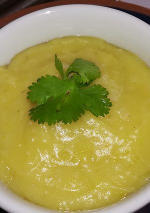 Una foto de Puré Cremoso de Apio (Arracacha)
