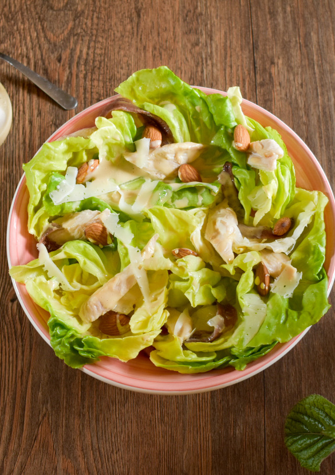 Una foto de Ensalada césar ligera 🥗